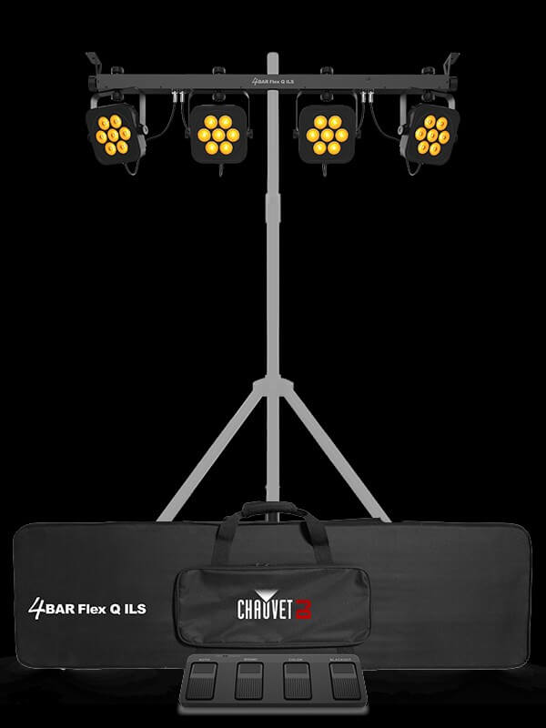 CHAUVET DJ Set Di Luci Wash LED RGB 4Bar Flex Q ILS Sparklers Club