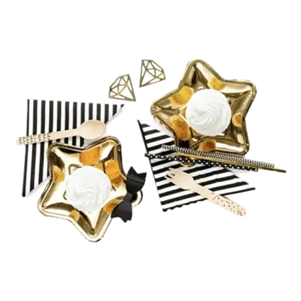 PACK ASSIETTES ETOILES or