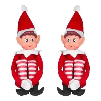 Pack Duo de Lutins Farceurs de Noël - 2 Garçons