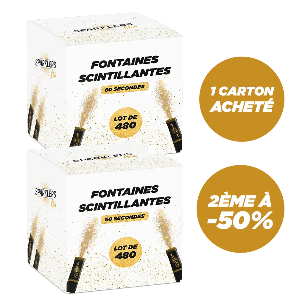 960 FONTAINES - 1 CARTON ACHETÉ, LE 2ème à -50% 