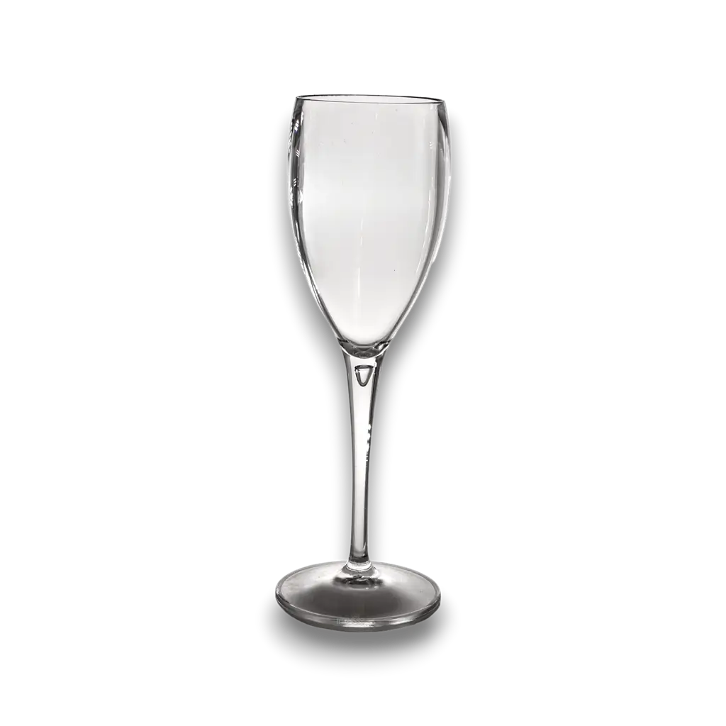 Flute à champagne transparente 17cl