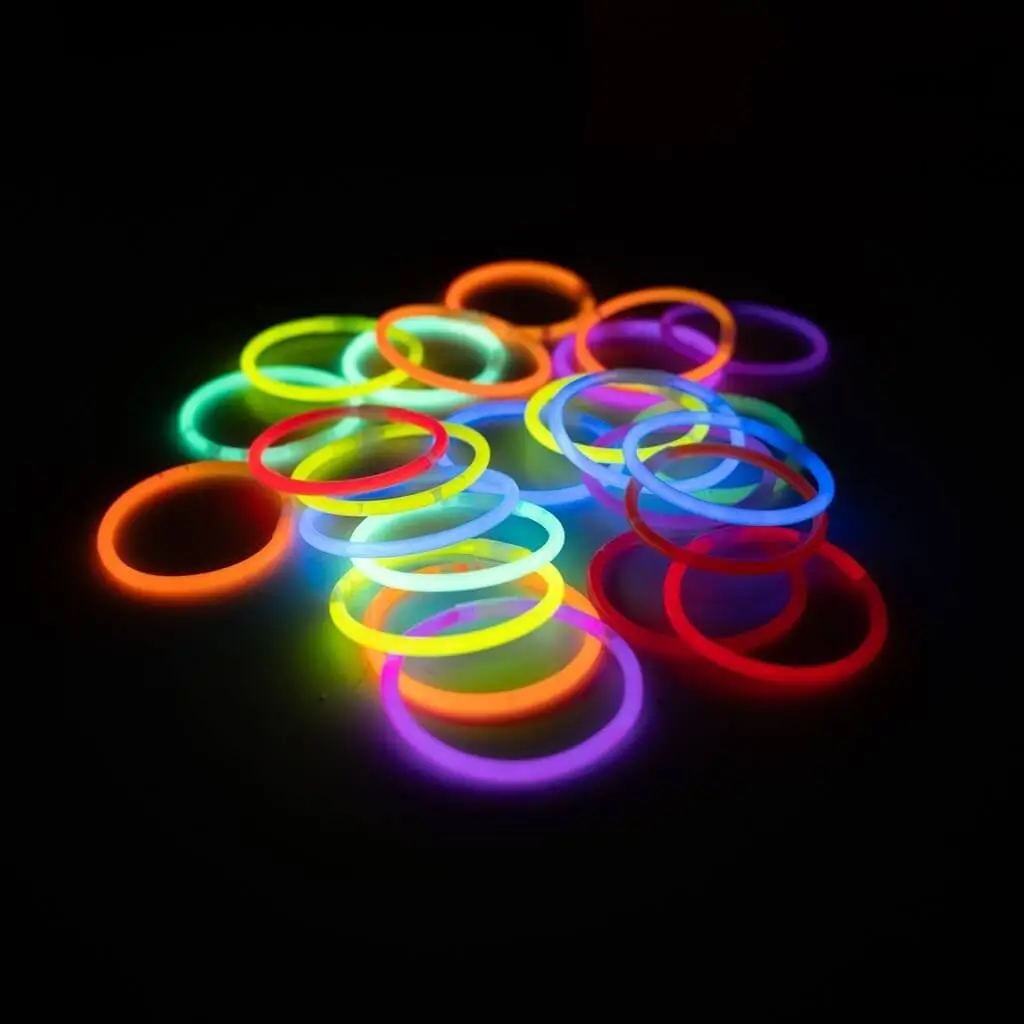 Bracelet Fluo Multicolore - Lot de 100