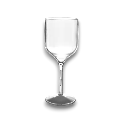 4x verre à martini incassable plastique blanc 40 cl/400 ml - Verres à  cocktail incassables