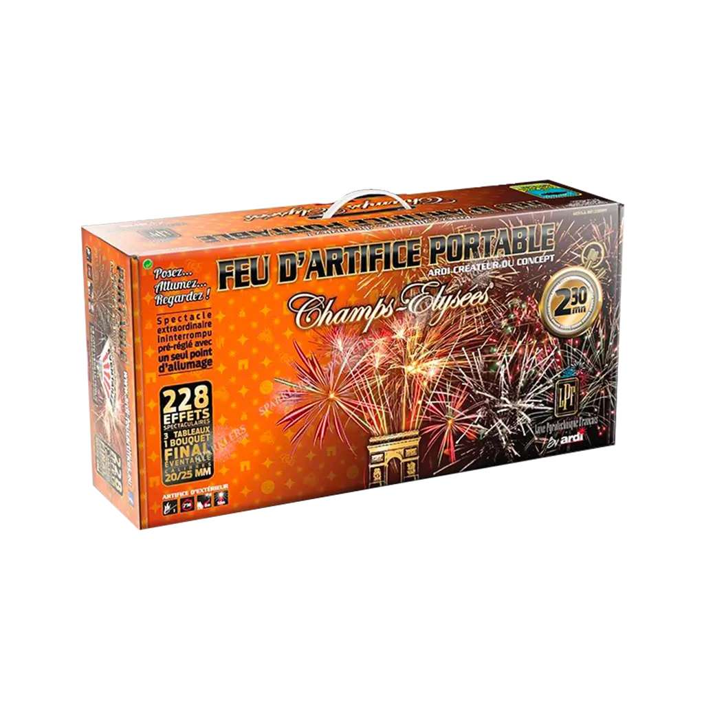 FEU D&#39;ARTIFICE TOTAL - PORTABLE® LPF II - 2min30