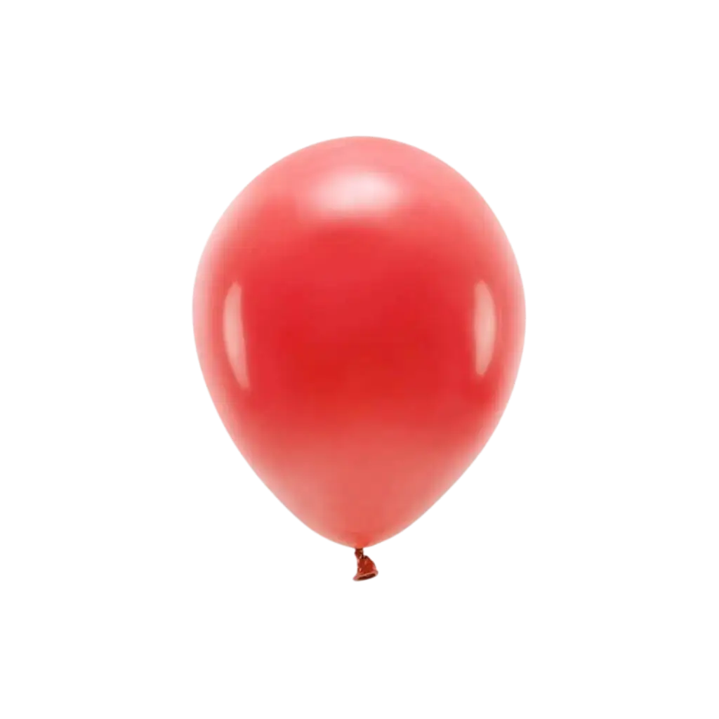 Lot de 100 Ballons de Baudruche Biodégradable Rouges