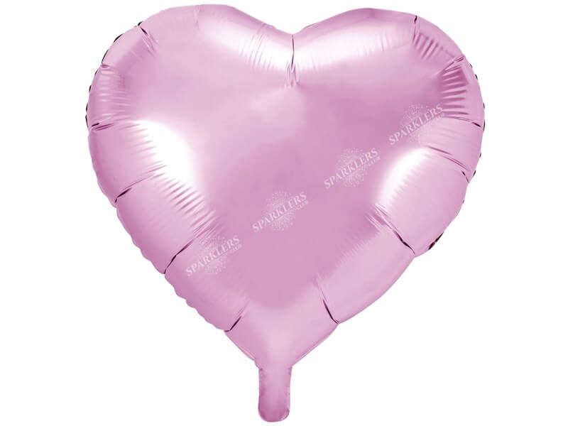 Palloncino Cuore rosa metallizzato 61cm - Sparklers Club