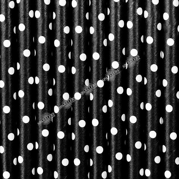 Paille Cocktail en Papier noir 14cm ø8mm (Lot de 100) : Pailles noires sur  Sparklers Club