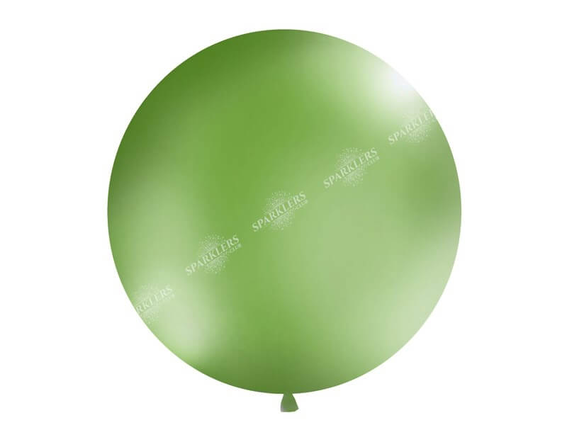 Ballon Geant 100 cm Vert Clair - Sparklers Club