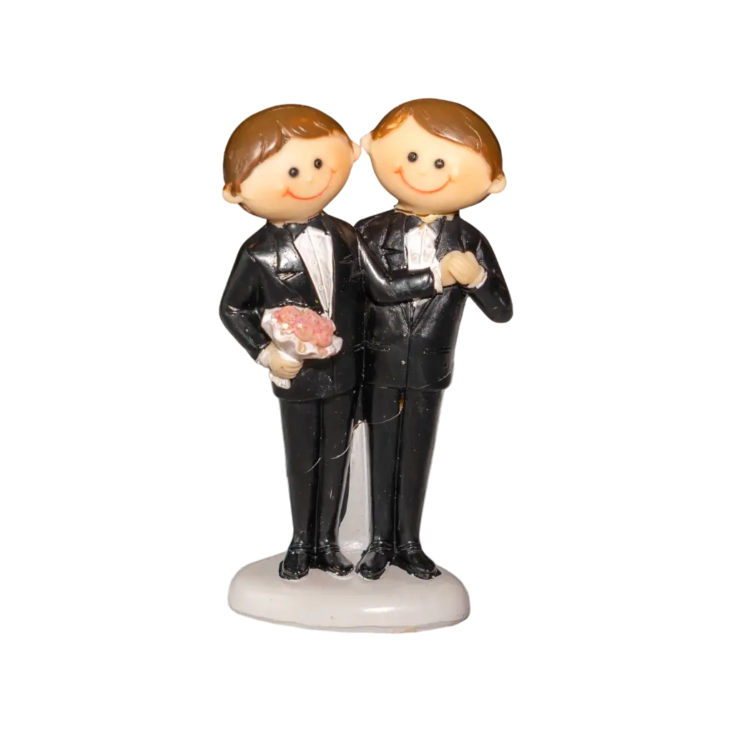 Figurine mariage couple homosexuel