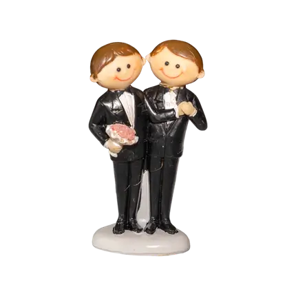 Figurine mariage couple homosexuel