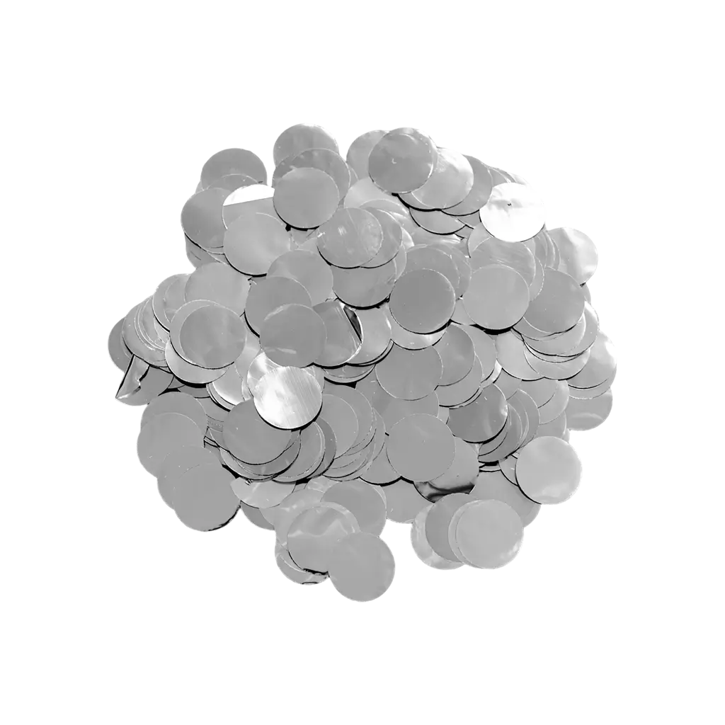 Confettis ronds en argent (15gr)