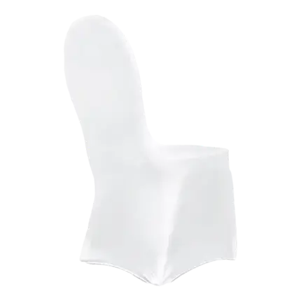 Housse de chaise mariage blanche