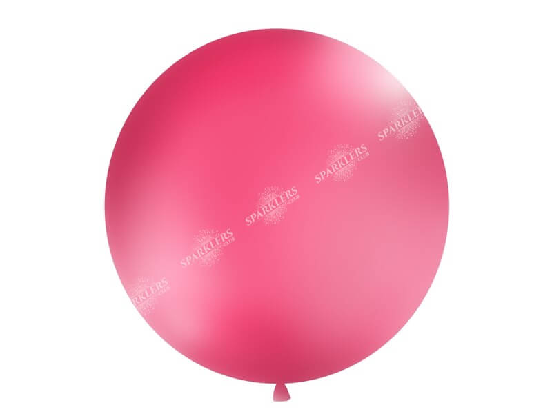 Ballon Geant 100 cm Rose Fuchsia - Sparklers Club