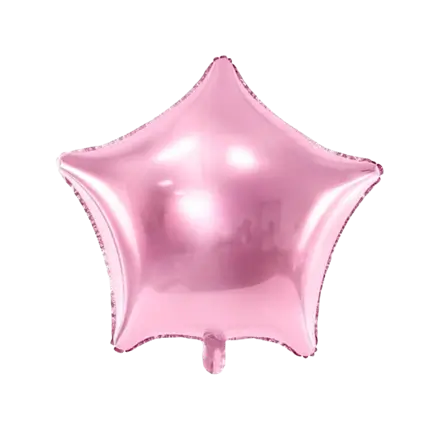 Ballon Étoile métallique Rose 48cm
