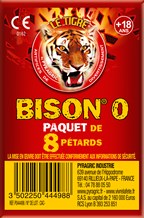 BISON® 2 - 4 cartouches x 20 paquets : Pétards « Le Tigre » sur Sparklers  Club