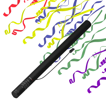 Canon à confettis électrique Streamer Multicolor 80 cm