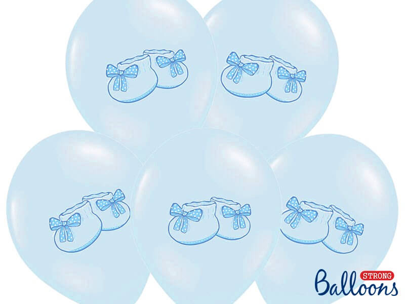 Confezione da 6 palloncini da ginnastica per bambini blu