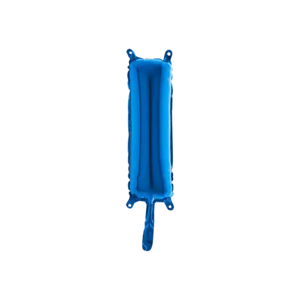 Ballon Lettre I Bleu - 35cm