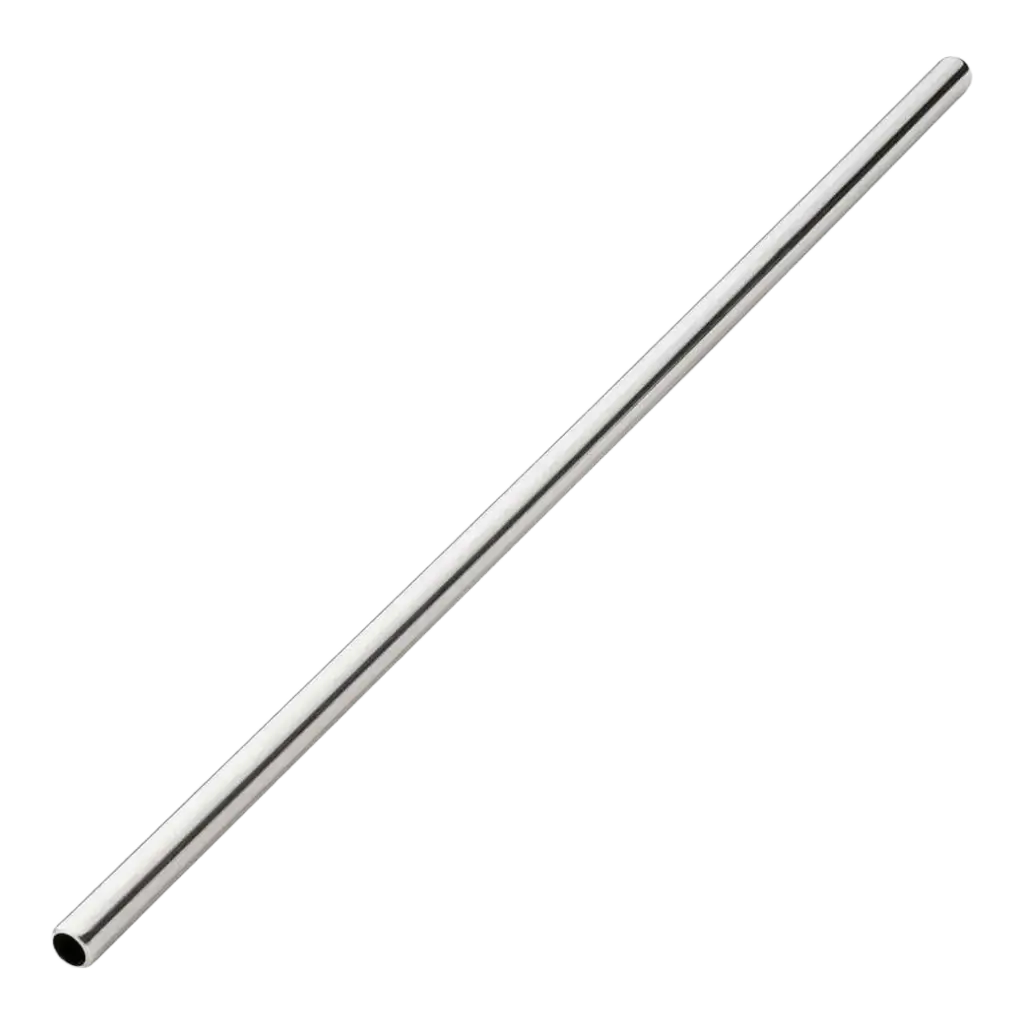 Paille inox réutilisable 21,5cm /ø6mm (12pcs)