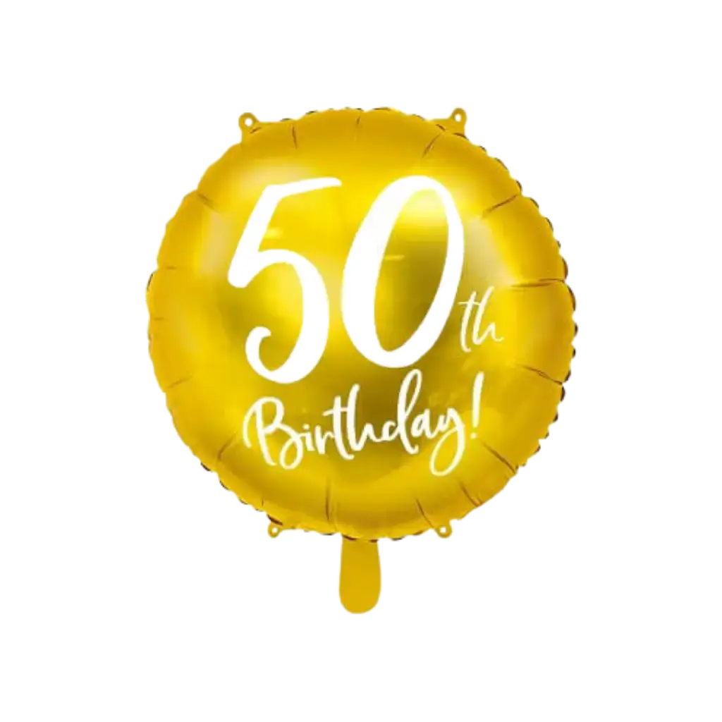 Ballon Chiffre 50 ans aluminium Rouge 102cm : Ballons 50 ans - Sparklers  Club