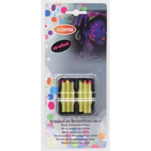 5 Crayons maquillage FLUO NEON G2005160 : Festizy : Articles de fete Paris  - fete enfant, fete adulte, vente en ligne produits de fete, accessoires  fete