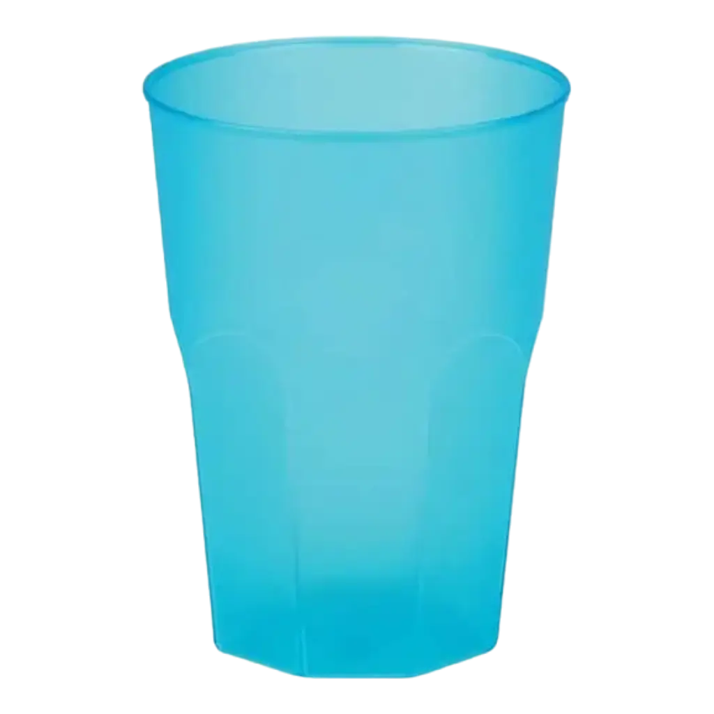 Verre à cocktail bleu turquoise 35cl (Lot de 20)