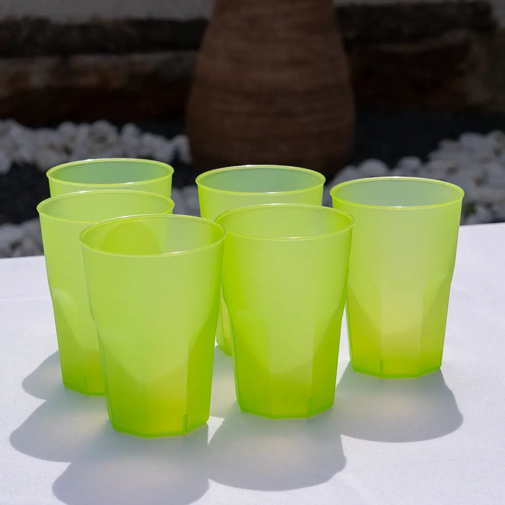 Verre à cocktail vert 35cl (Lot de 20)