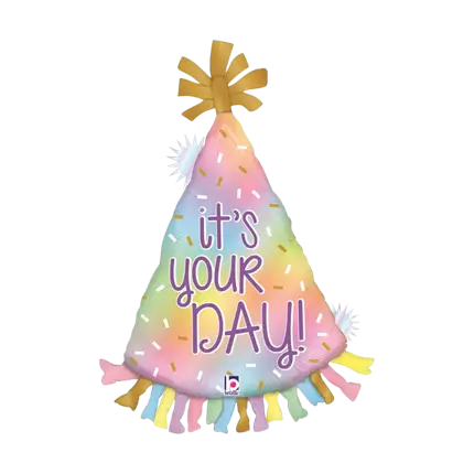 Ballon Chapeau "It's your Day" 86cm