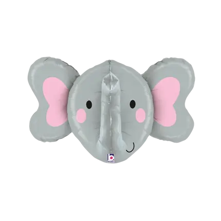 Ballon Tête d'Elephant 3D 86cm