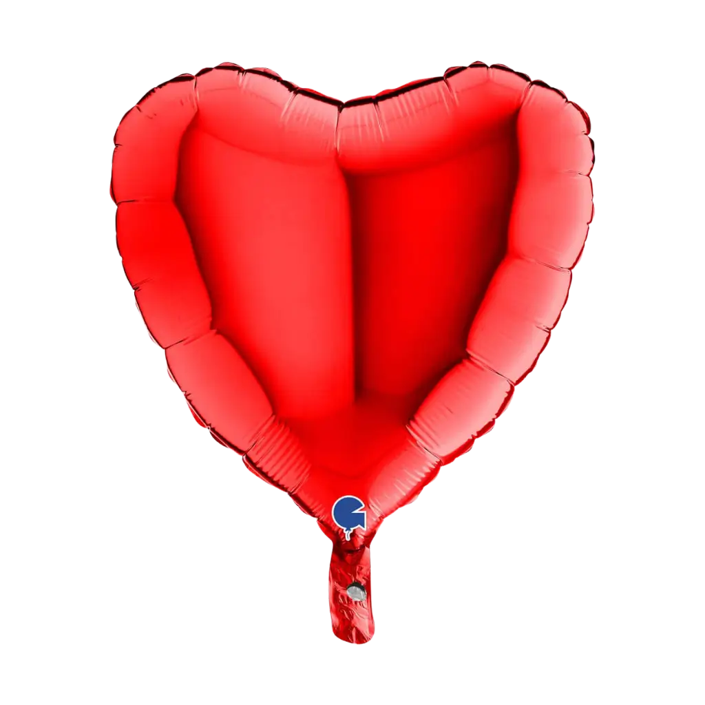 Globo foil corazón rojo 61cm