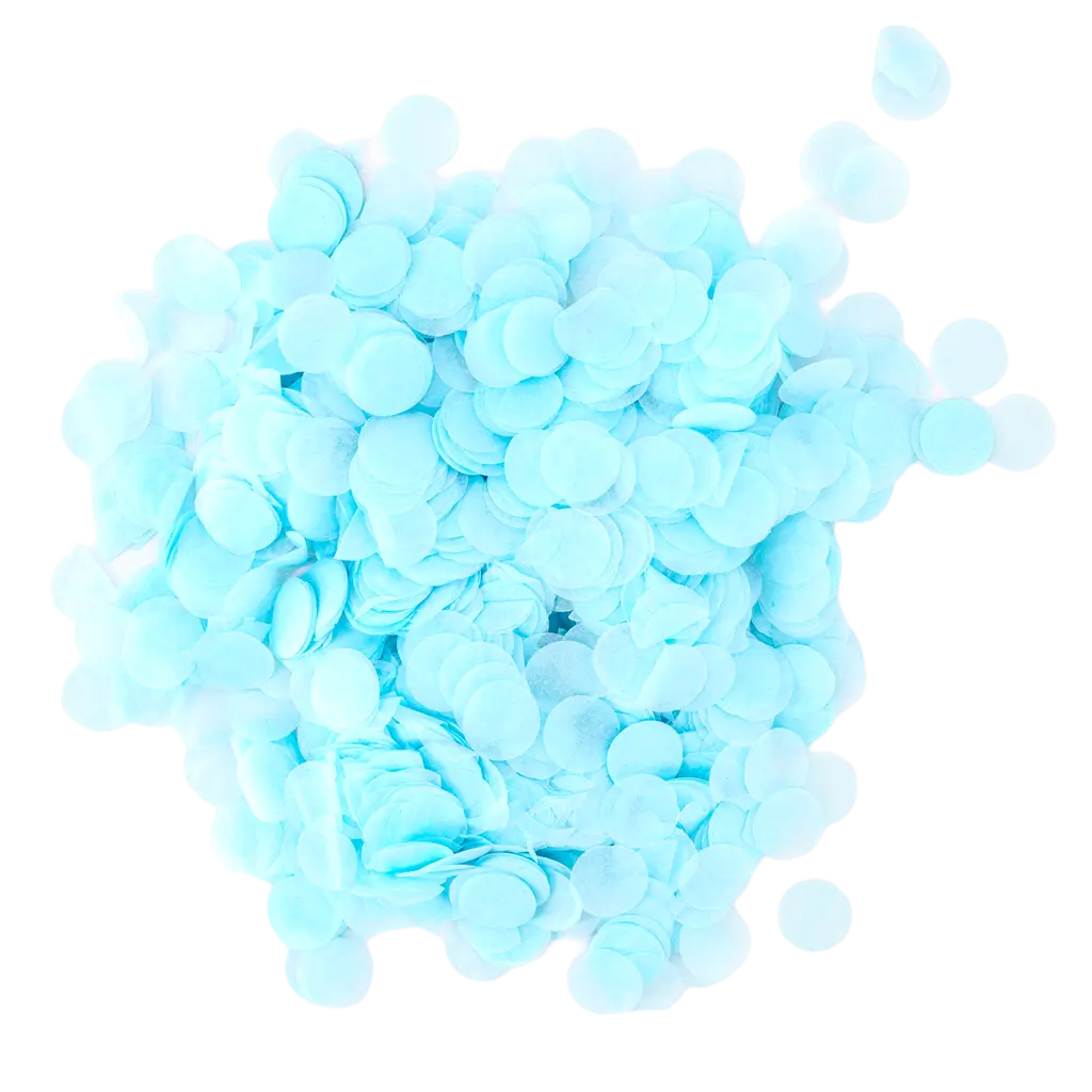 Confettis ronds bleu clair  (15gr)