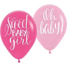 Kit 40 Palloncini per Arche Girl - Bianco/Rosa/Oro - Sparklers Club