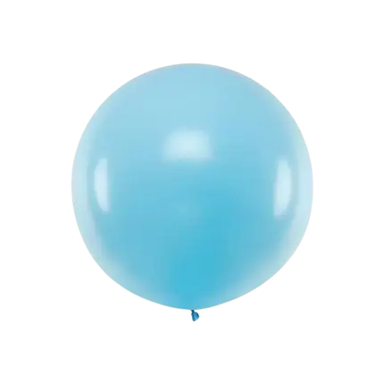 Ballon Géant rond Bleu clair Pastel ø100cm