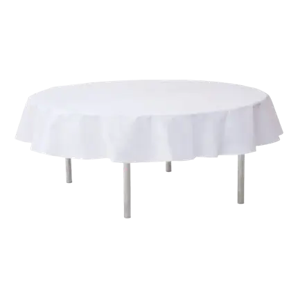 Nappe ronde intissée blanche ø240cm 