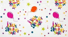 Joyeux Anniversaire Confettis Bannière Nappe Serviette Fête Fournitures  Déco Set 5056212078547