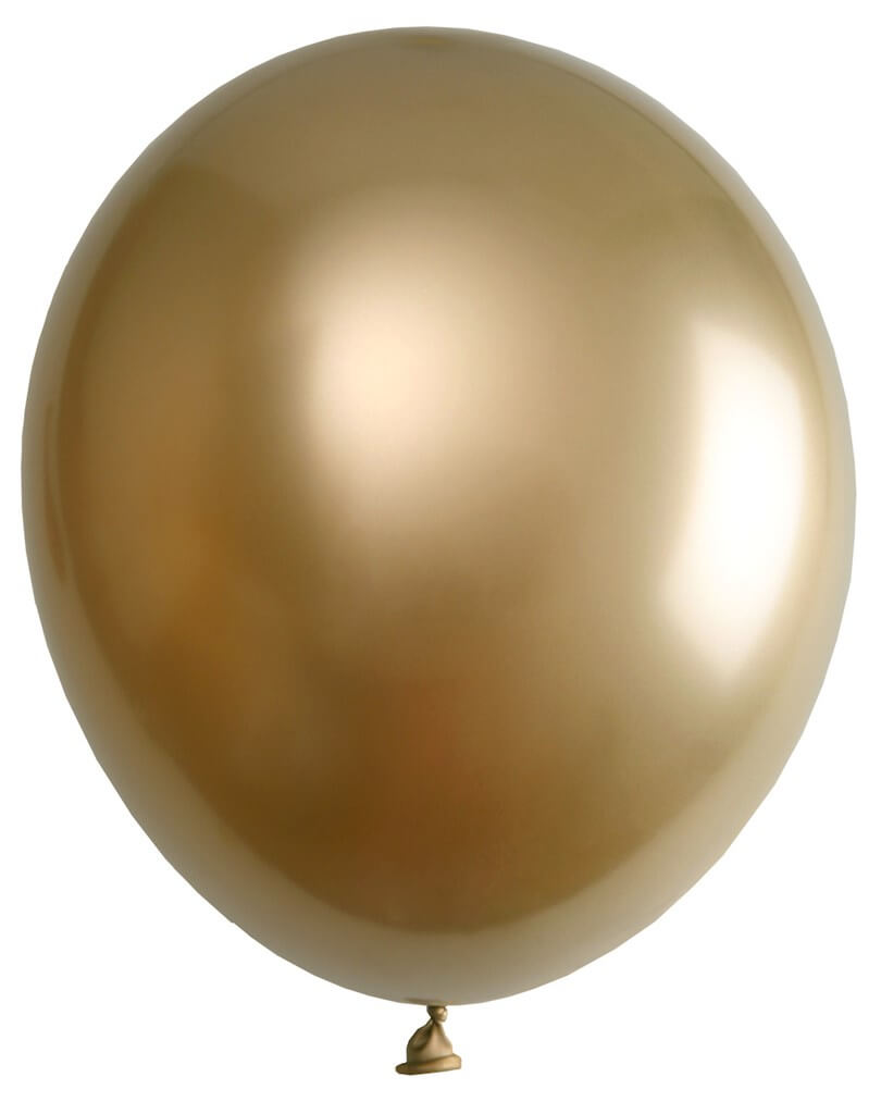 Ballon de Baudruche Biodégradable Métallisé Or (Lot de 6) : Ballons dorés  sur Sparklers Club