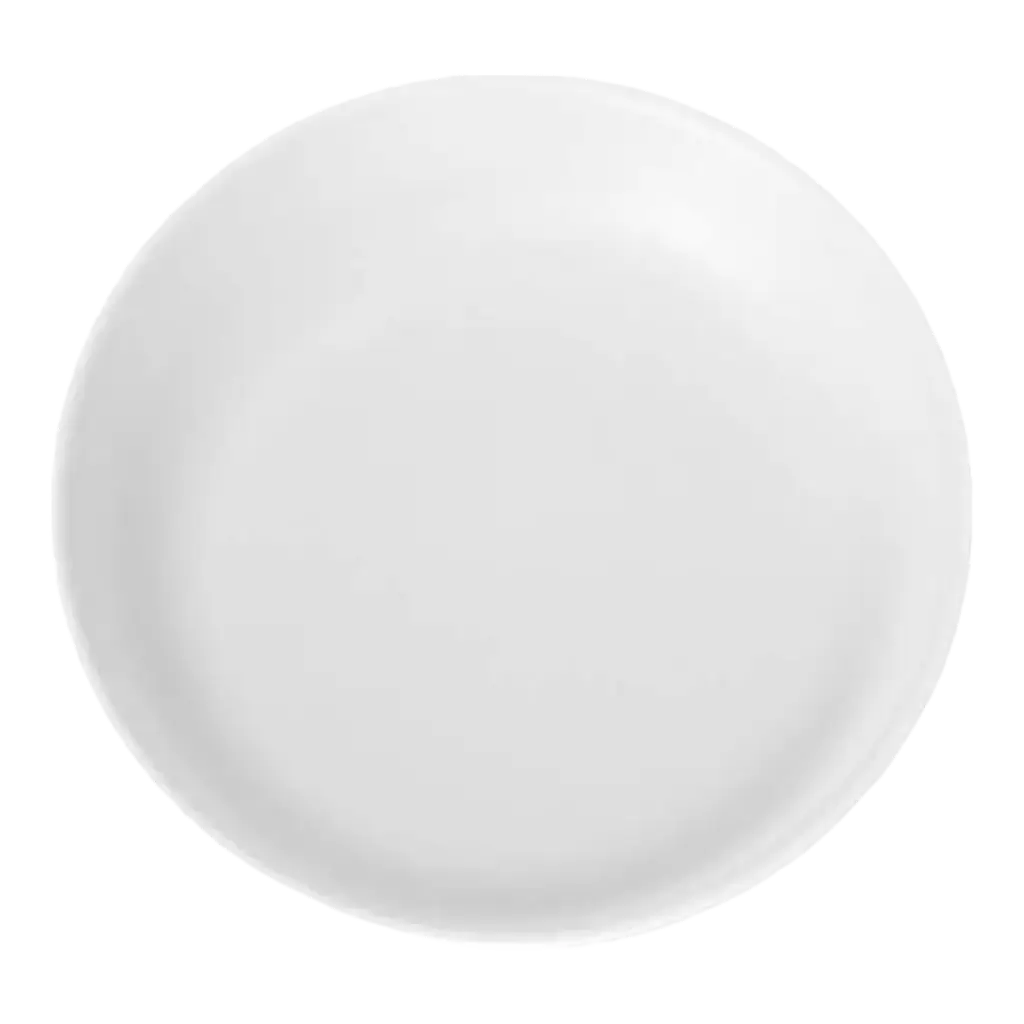 Assiette Plate Incassable Blanche ø 21cm