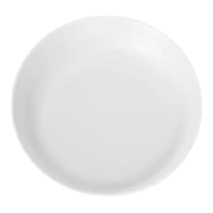 Assiette Plate Incassable Blanche ø 21cm