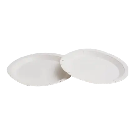 Assiette Carton Blanche ø 23cm (Lot de 50)