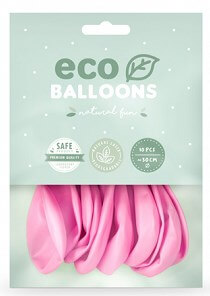 Lot de 10 Ballons de Baudruche biodégradable Rose Clair : Ballons  gonflables sur Sparklers Club