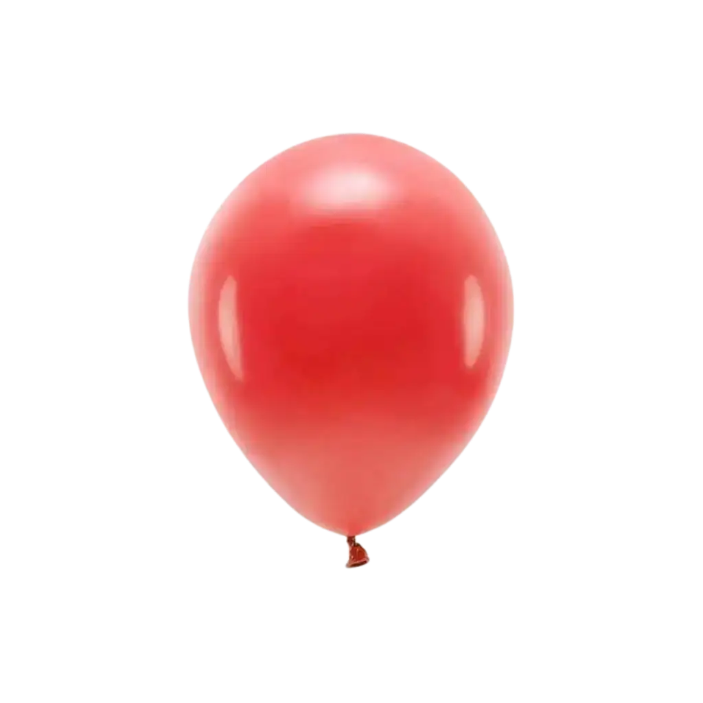 Lot de 10 Ballons de Baudruche Biodégradable Rouges