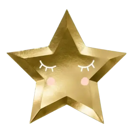 Assiette Little Star Gold (lot de 6) 