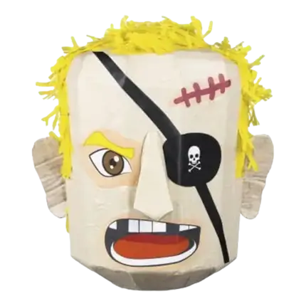 PINATA VILAIN PIRATE BLOND 