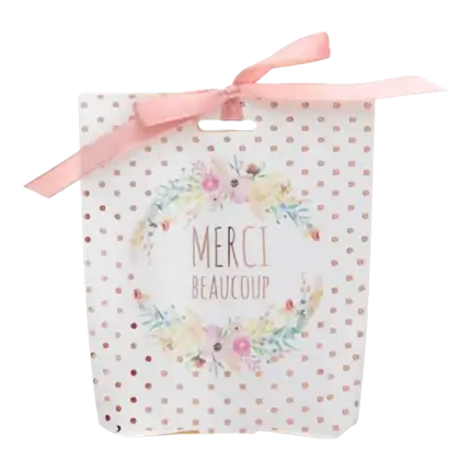 Boîte mariage Merci beaucoup - Lot de 6