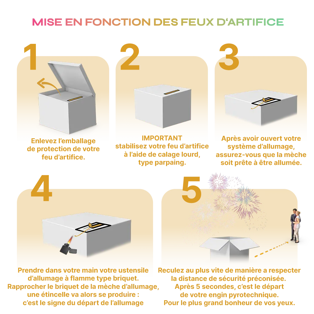 FEU D’ARTIFICE COMPACT FAN CAKE KING SIZE