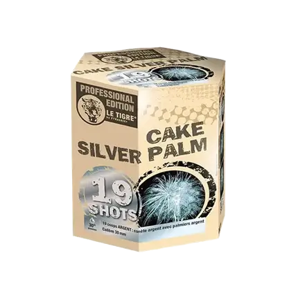 FEU D’ARTIFICE COMPACT SILVER PALM - LOT DE 6