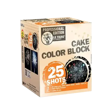 FEU D’ARTIFICE COMPACT COLOR BLOCK - LOT DE 8