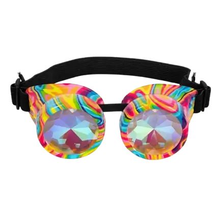 Lunettes Steampunk Rainbow