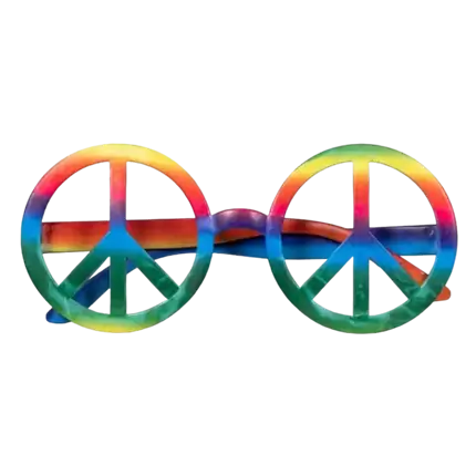 Lunettes Hippie multicolore (lot de 3)