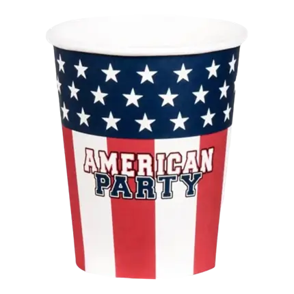 Gobelets "American party" (lot de 10)